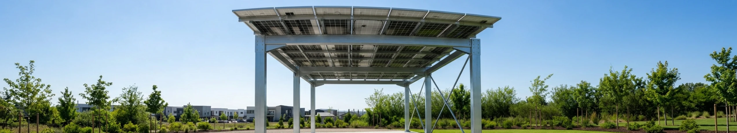 Steel carport installation